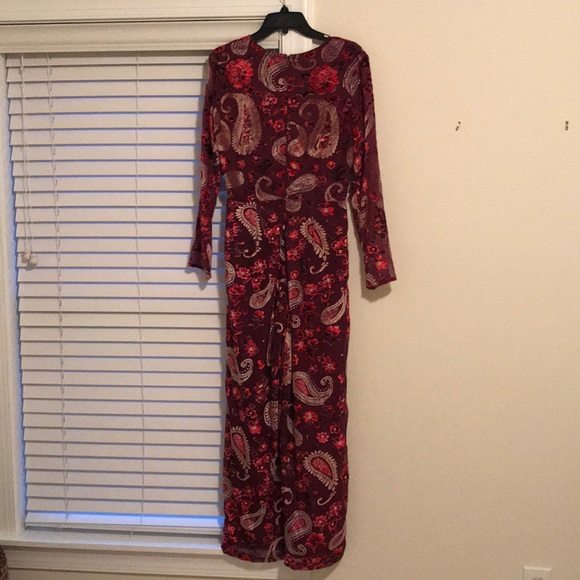 Chelsea & Violet Long Sleeve Velvet Jumpsuit - Picture 6 of 6